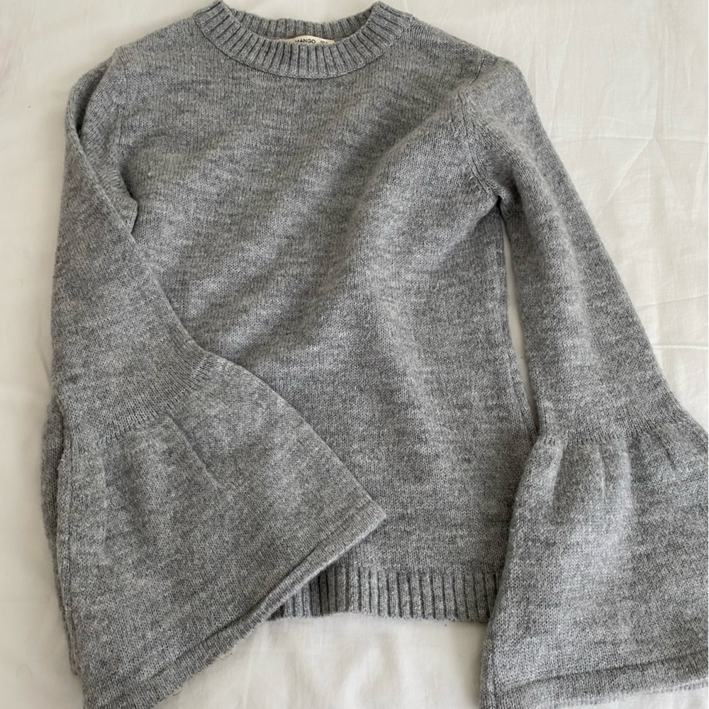 Mango flared sleeves sweater